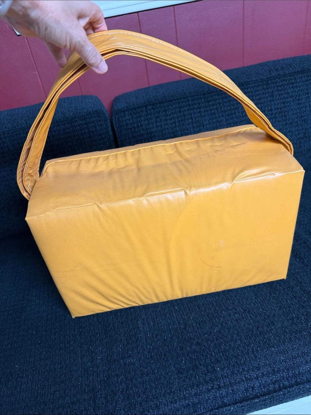 Vintage Tupperware Cooler Insulated Harvest Sunburst Maize Yellow